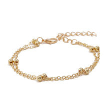 Frauen Fußkettchen Armband Ball Charm Gold Mode Fußkettchen Fußkettchen Ketten